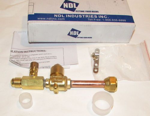 Ndl nbv38ffs 3/8&#034; ductless mini split reverse ball valve fnpt side schrader for sale