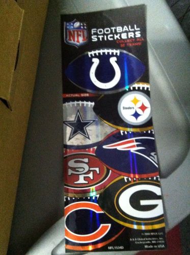 NFL Football Vending Stickers 300 With Display New