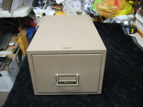 Vintage Steelmaster Single Drawer File Cabinet Fits Up to 8&#034; X 5-1/2&#034; Items