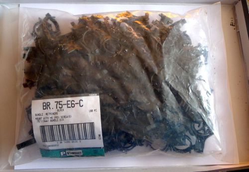 Panduit BR.75-E6-C Bundle Retainer  Pack of 100  BRAND NEW SEALED
