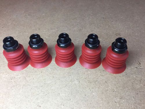 Piab Vacuum Cup, BL40-5, With 1/4&#034; G (BSPP) Fitting - LOT of 5 Pcs