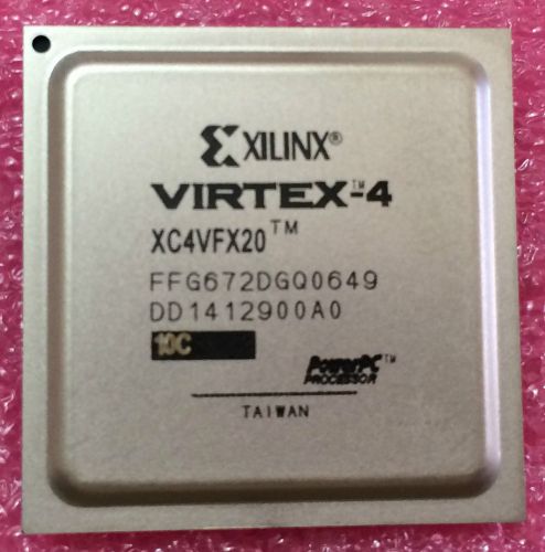 XILINX VIRTEX-4 FPGA  ... P/N XC4VFX20-10FFG672C