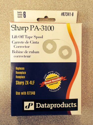 Sharp PA-3100 Lift Off Tape Spool, R7341-6, 6 Pack