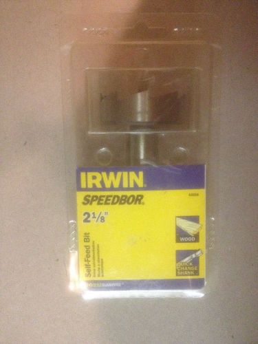 Irwin 2 1/8&#034; speedbor for sale