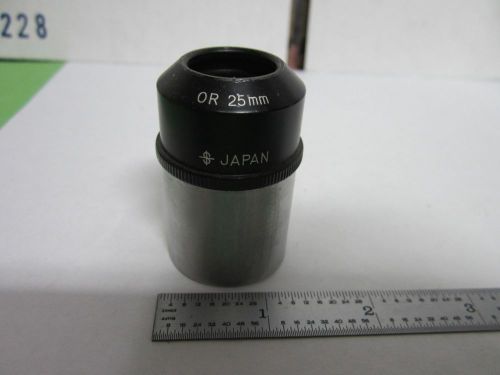 MICROSCOPE PART EYEPIECE OR 25 mm JAPAN OPTICS AS IS BIN#R3-49