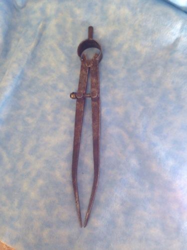 Vintage To Antique Caliper Lufkin Rule 10 Inch Old Screw Type Patina