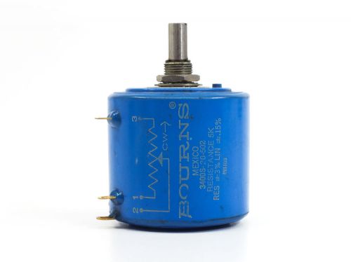 Bourns Series 3400Precision Potentiometer 0-5 K OHM Resistance 3400S-20-502