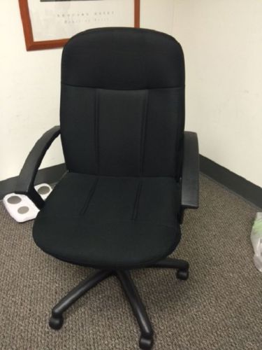Desk chair, black, adjustable, Office Chair with Armrests