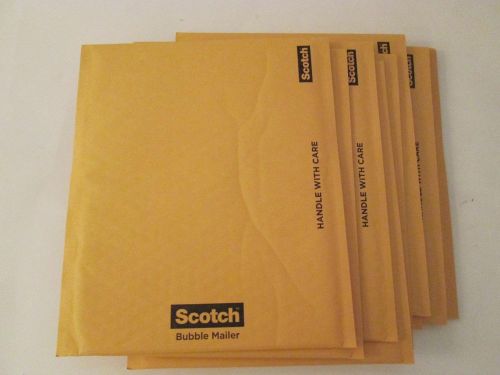New 14 Pack Scotch 3M Bubble Mailer 8.5 IN X 11 IN, Size 2, Self-Sealing Closure