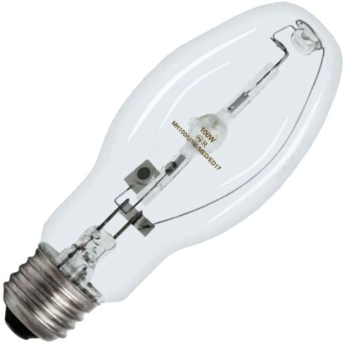 Light bulb metal halide 100w ed17 venture mh 100w/u/ps med e26 base _1651 for sale