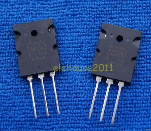10pair(20pcs) of 2SA1943&amp; 2SC5200 PNP Power Transistor NEW