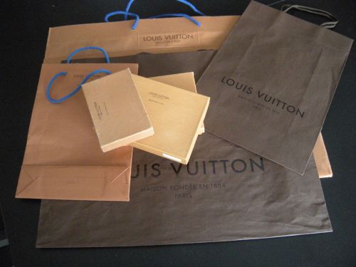 Louis Vuitton 4 Paper Bags and 3 Boxes Very Large to Small