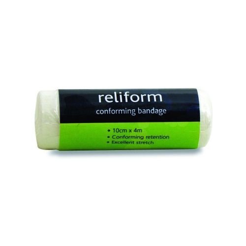 (R) REL433 Reliform Quality Conforming Bandage 10cm x 4m Bargain Price!