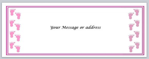 30 Personalized Return Address Labels Baby Shower Buy 3 get 1 free (ct253)