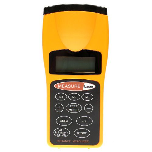 Digital lcd ultrasonic tape laser point distance measure meter range measurer for sale