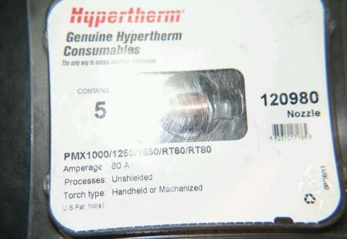 NEW  HYPERTHERM 120980 Contains 4 PMX1000/1250/1650/RT60/RT80 Nozzles