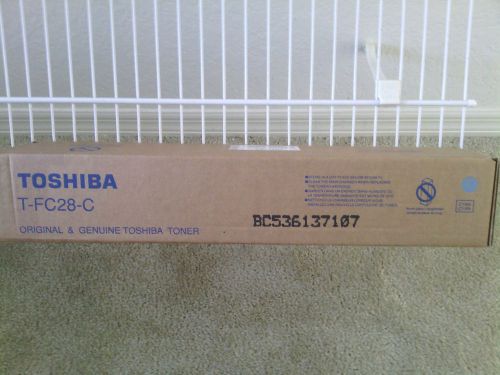 Genuine Toshiba T-FC28-C Cyan (Blue) Toner for Estudio Series 2330C_4520C