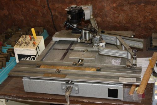Instant Money Maker!!! Motorized &#034;new hermes&#034; Engraving Machine and EXTRAS!