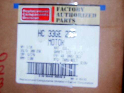 Carrier bryant icp heil tempstar fan motor 1/10 hp hc33ge236 for sale