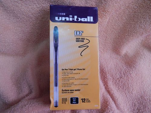 Uni-ball EX2 - 12 Pack - Bold Pen Point Type - 0.7 mm skip free writing FREESHIP