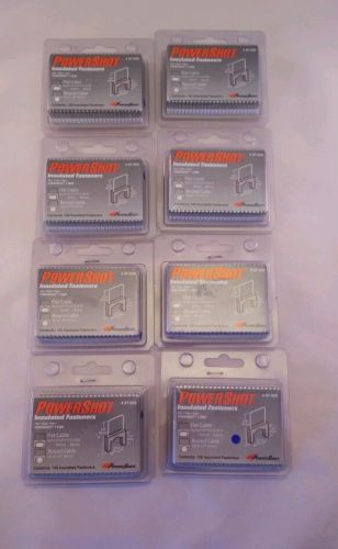 PowerShot Insulated Fasteners  8 Packages  of 100 Fasteners Fits PowerShot 5900