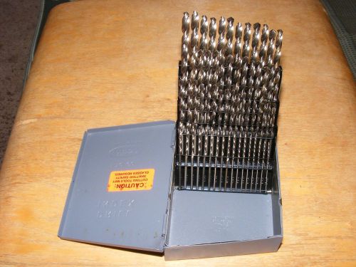 Huot Drill Index 1 - 60 Jobbers 60 Pc Drill Bits Set Full Complete Never Used
