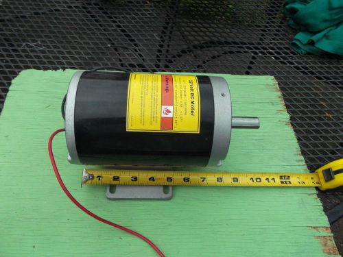 12V DC, 1/4 HP, 12 VOLT DC, permanent magnet- Solar Motor - Great mounting legs