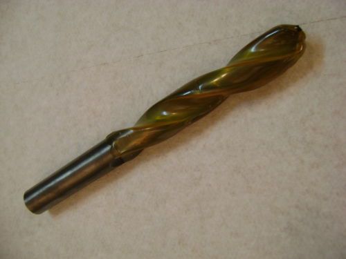 15/32&#034; Solid Carbide Drill, TRW-Greenfield/Wendt-Sonis, 3.2&#034; Flute, 5&#034; OAL