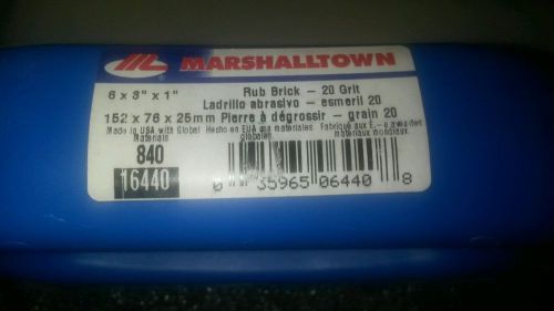marshalltown rub brick 840 20 grit