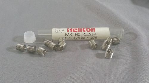 HELICOIL Screw Thread Inserts P/N R1191-4 Length .375 Size 1/4 - 28 Lot of 12