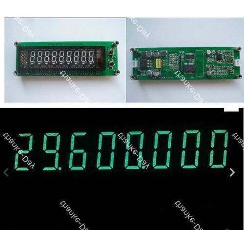 0.1MHz ~60 MHz 20 MHz~2.4 GHz VFD Frequency Counter Cymometer Tester METER 9 LED