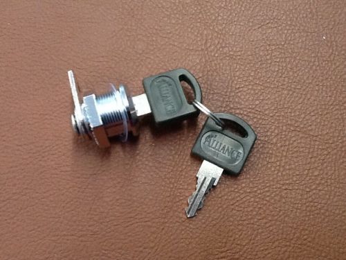 (1) Alliance Cam Locks .. ( 5/8 ) Quality made w/2 BLACK keys..New