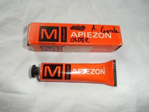 NOS M APIEZON GREASE HIGH VACUUM GREASE LAB STOPCOCK GLASS IN BOX