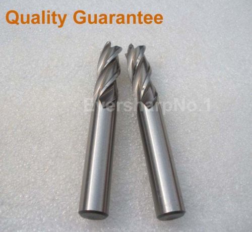 Lot 2pcs HSS Parallel Shank Fully Ground 4 Flute Cutting Dia 10.0 mm End Mills