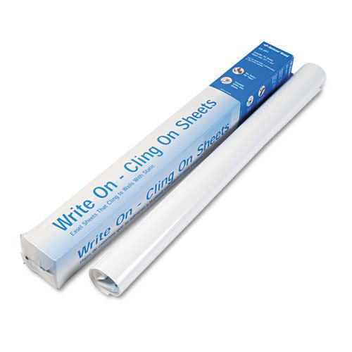 Write On, Cling On Easel Pad, Unruled, 27 x 34, White, 35 Sheets