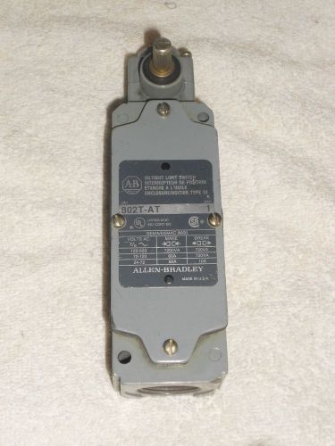 Allen Bradley Oiltight Limit Switch model 802T-AT - NEW/Old Stock!