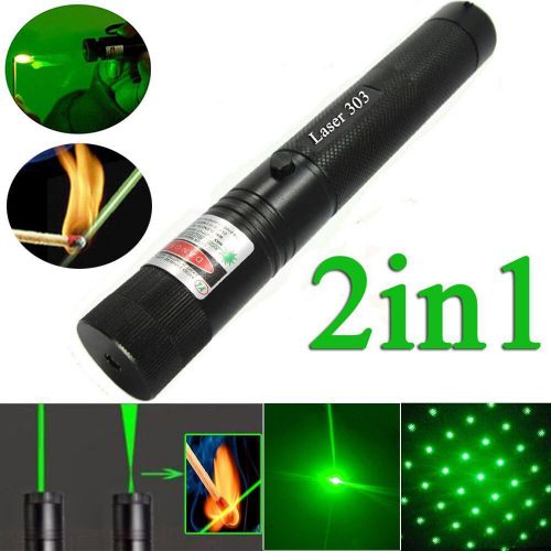 Military burning led 532nm green laser pointer pen beam light powerful lazer usa for sale