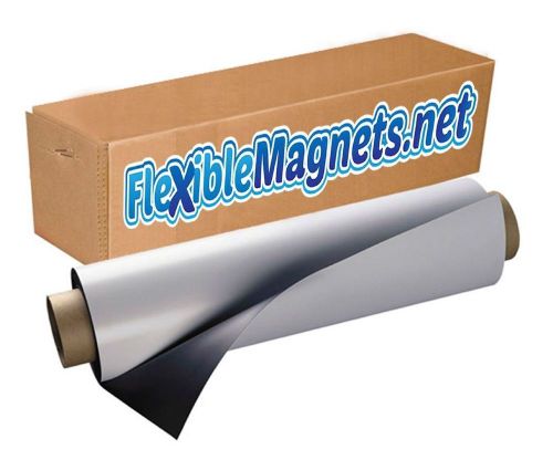 2 rolls of white blank magnet 24&#034; wide x 10&#039; long - 30 mil thick. for sale
