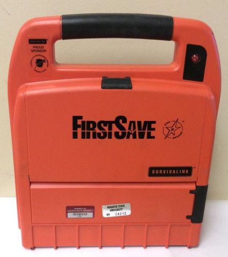 FIRST SAVE SURVIVALINK AED DEFIBRILLATOR CARDIAC SCIENCE 9163 TRAINING TRAINER