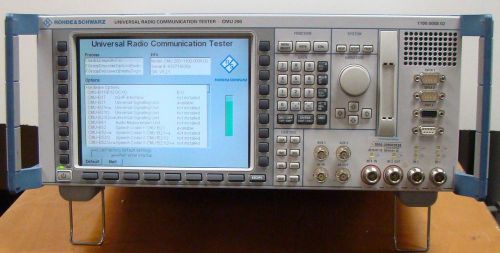 Rohde &amp; Schwarz CMU200 Universal Radio Communications Tester w/opt CALIBRATED