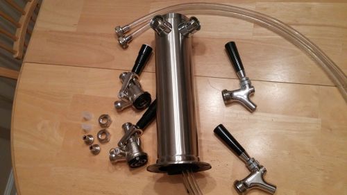 Kegco Double Tap Stainless Tower