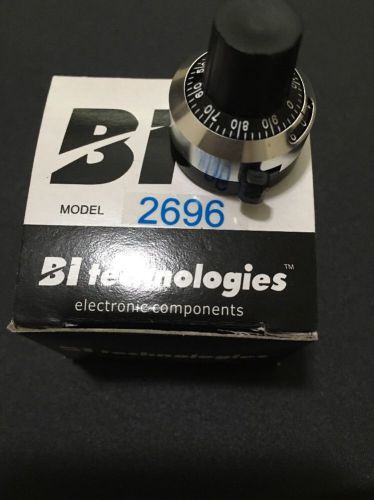 46M2503 Bi Technologies/Tt Electronics 2696 Analog Counting Dial, 10Turn, 6.35Mm