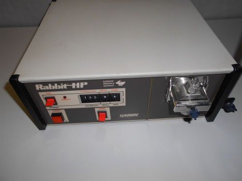 RAININ RABBIT HP/HPX SOLVENT DELIVERY SYSTEM 100/115V 1A 220/240V 0.5A 50/60HZ