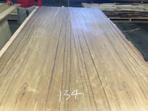 Wood Veneer Teak 48x96 1pcs total Wood Backed &#034;EXOTIC&#034; 134 PL