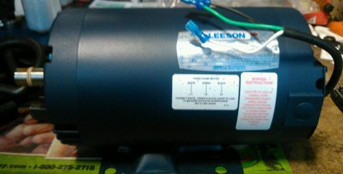 Leeson motor 2hp 3 phase never used
