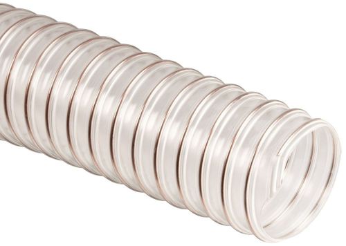 Flx-thane sd polyurethane duct hose, clear, 10&#034; id, 0.030&#034; wall, 25&#039; length for sale