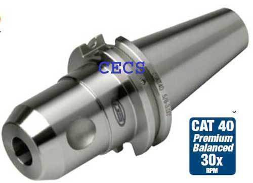 Sowa GS CAT40 3/16&#034; x 2.5&#034; 30K RPM CNC DIN Coolant End Mill Holder-.0002&#034; TIR