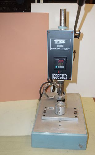 Toman 2010 manual lever operated thermal assembly system heat staker for sale