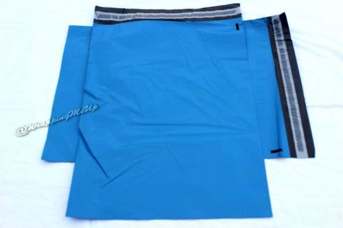 25 -14.5x19 ~Blue Flat Poly Mailer Bags, Approved Self Seal Flat Poly Mailers