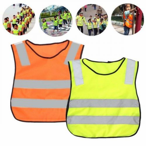 Safety Vest High Visibility Childrens Waistcoat Jackets Running Jogging Biking